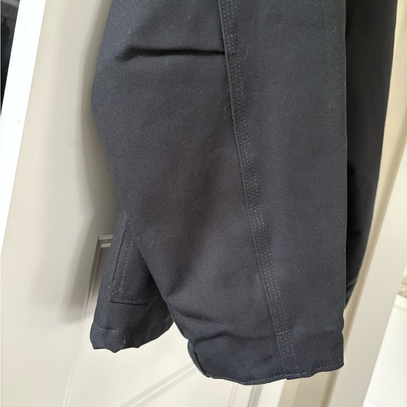 Men’s Black C03 Arctic Quilt Lined Traditional Duck Coat  Sz L - Picture 5 of 16